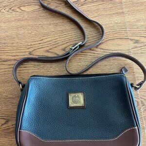 Medallion Leather Crossbody Handbag